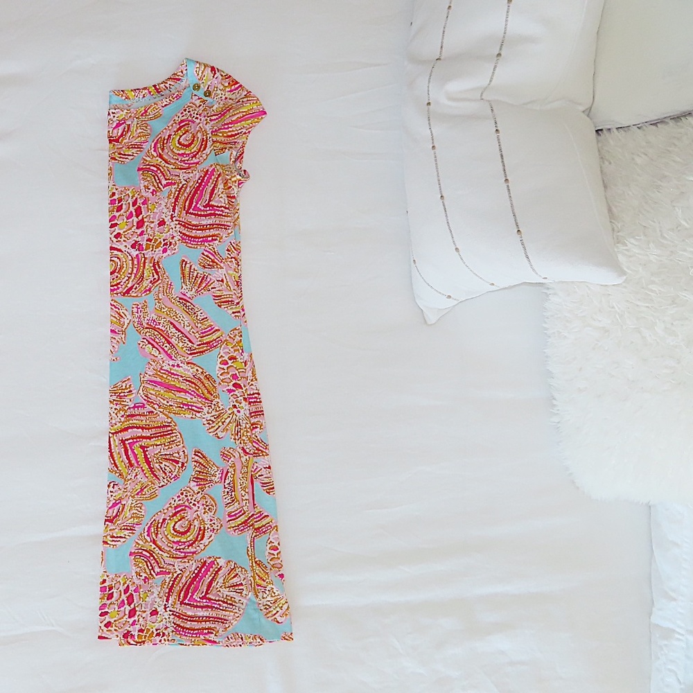 Lilly Pulitzer, Loren Short Sleeve Boatneck Dress